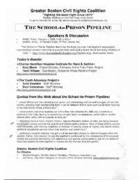 School to Prison Pipeline (2008)